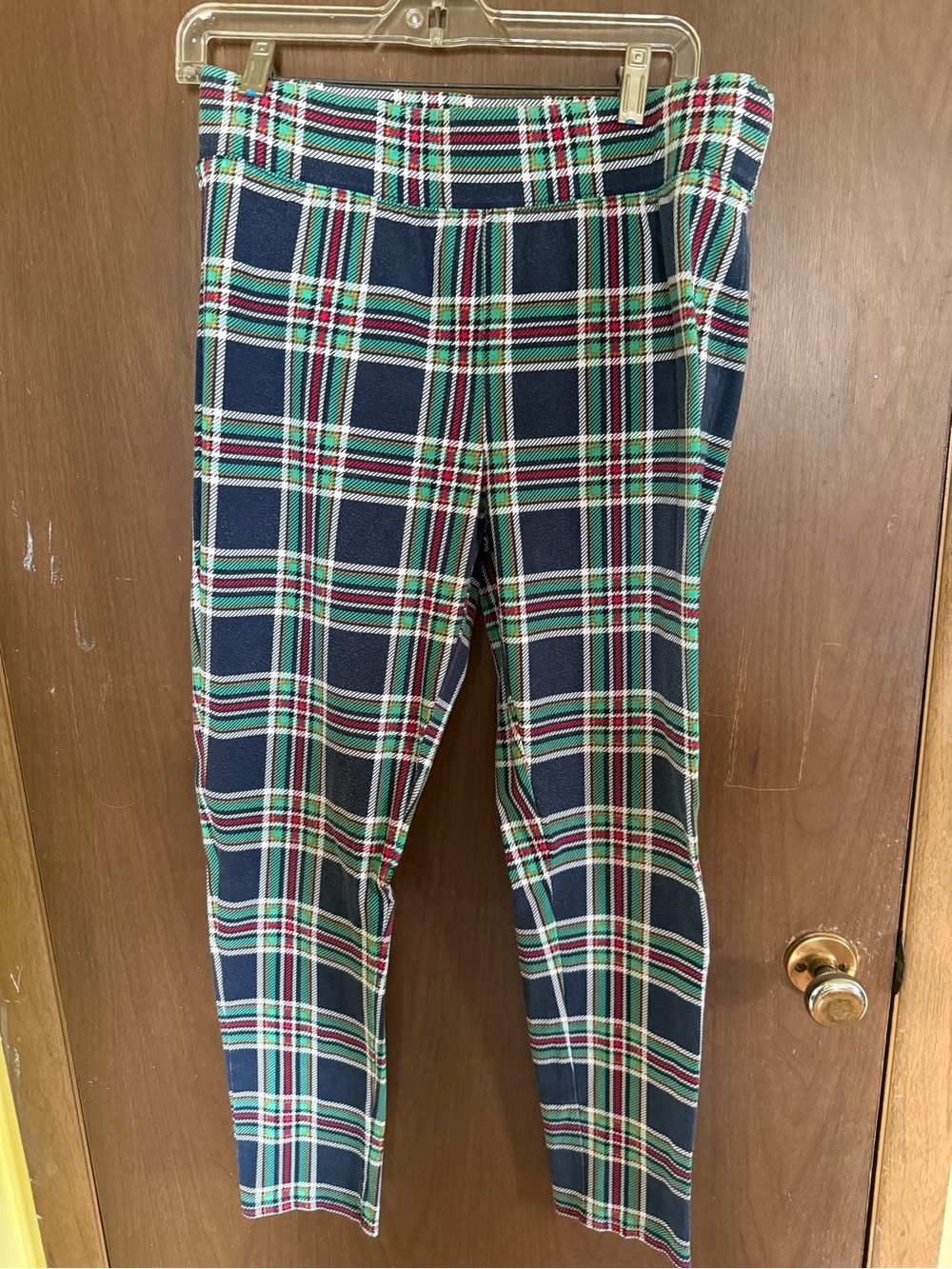Navy Plaid Pants from vintage shop